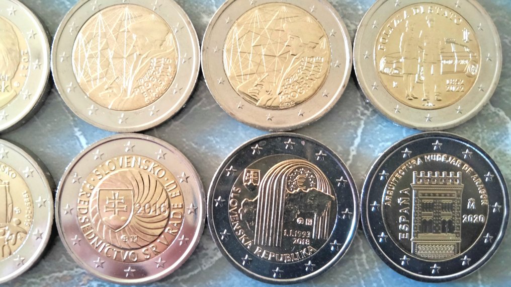 欧洲. 2 Euro 2012/2025 (20 pièces)  (没有保留价) #4.3