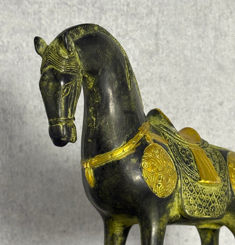 唐式马 23厘米 - 青銅色 - 中國 - 20世紀末 #1.0
