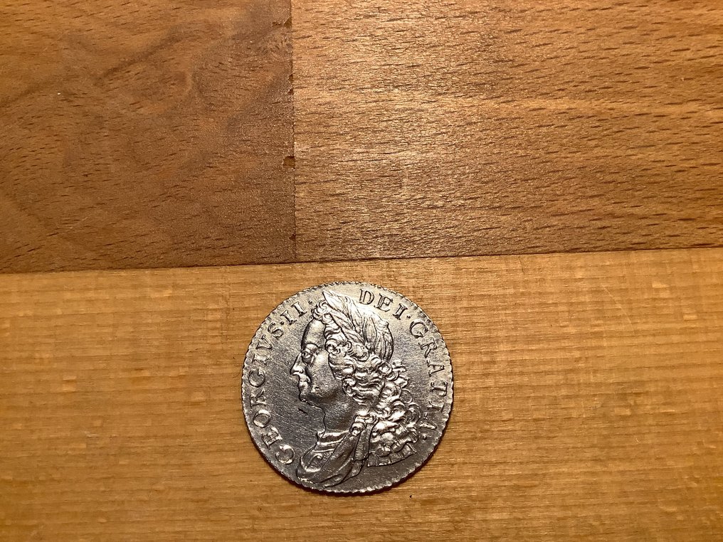 Kingdom of Great Britain. George II (1727-1760). Shilling 1758  (No reserve price) #4.3