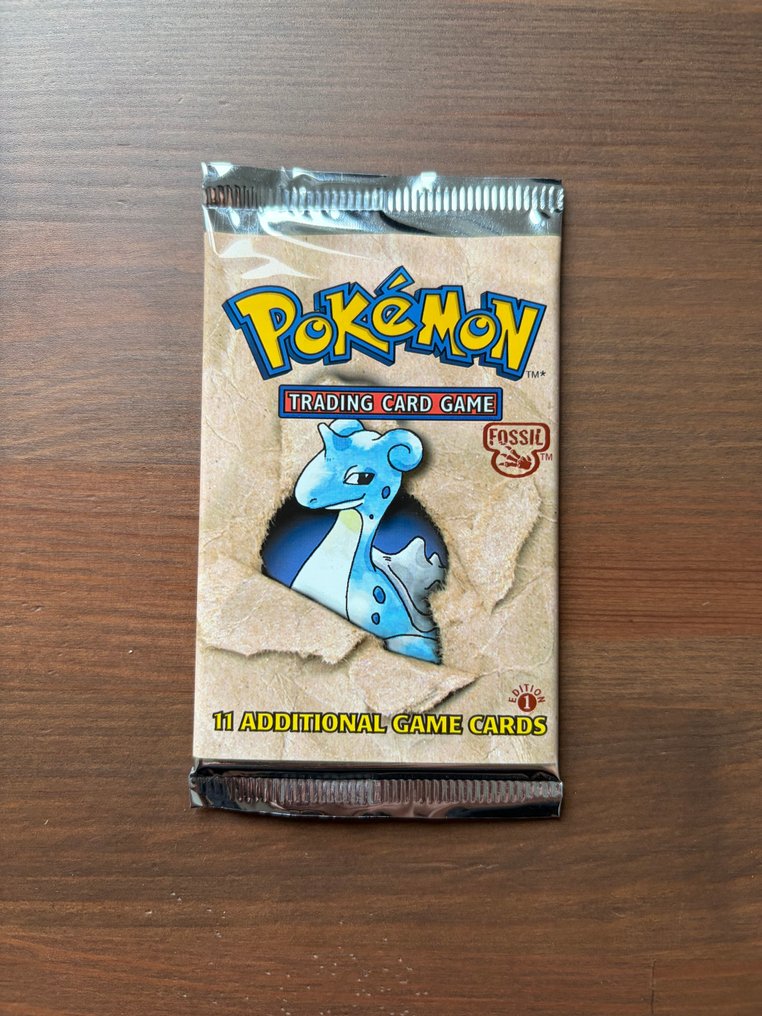 Pokémon - 1 Booster pack - Lapras - 1st Edition - 21.094g - WOTC - Fossil #1.0