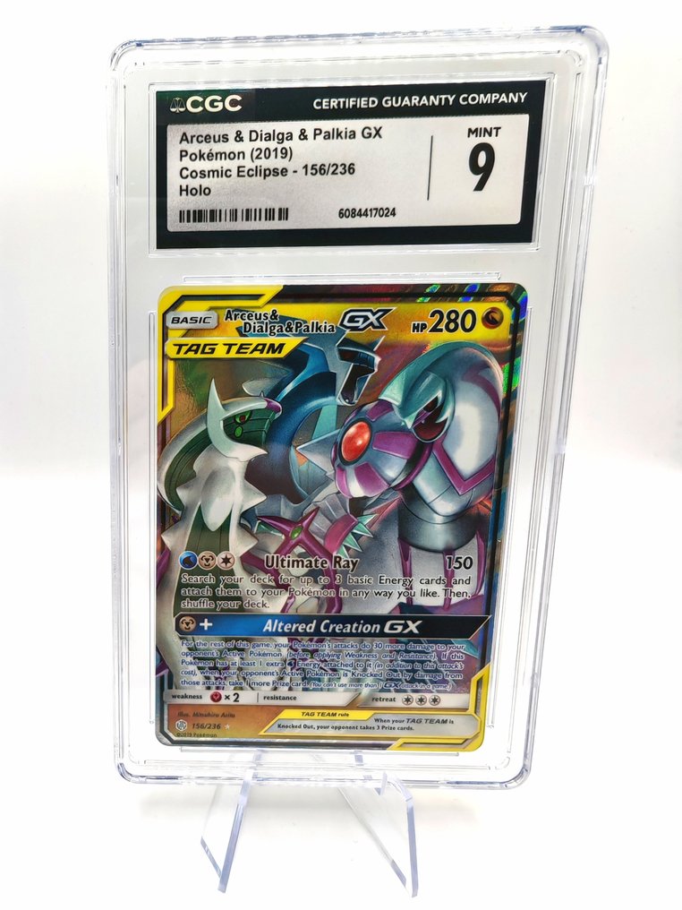 Pokémon - 1 Graded card - Arceus - CGC 9 - Sun & Moon - Cosmic Eclipse #2.1