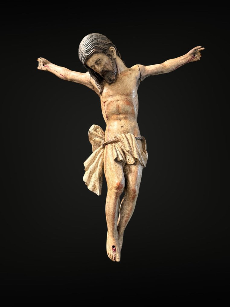 Skulptur, Christu Portugees koloniaal - 40 cm - Tre - 1780 #1.0