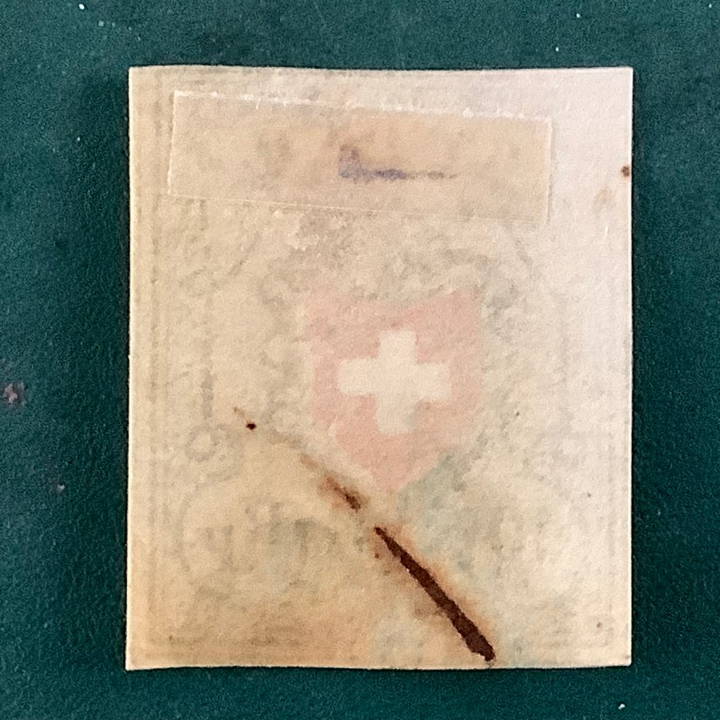 Schweiz 1850 - 10 Rp Rayon II - ruime marges - Zumstein 16 II - Michel 10 #2.1