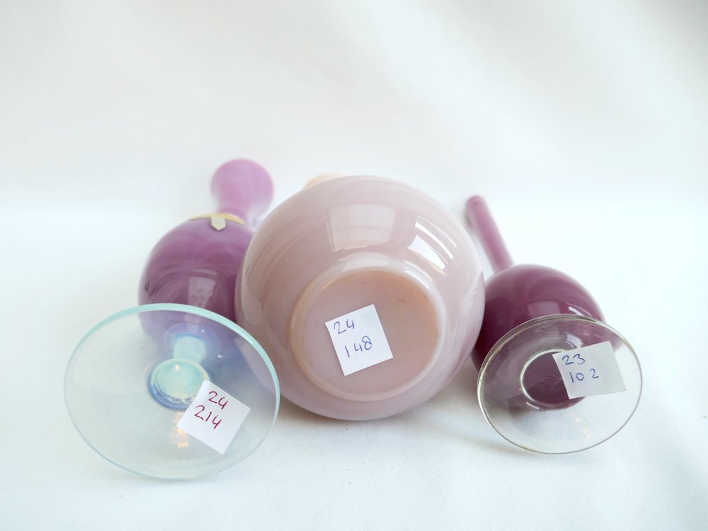 Opaline Versailles / Booms / Empoli - 花瓶 (3) - 乳白色玻璃 #3.2