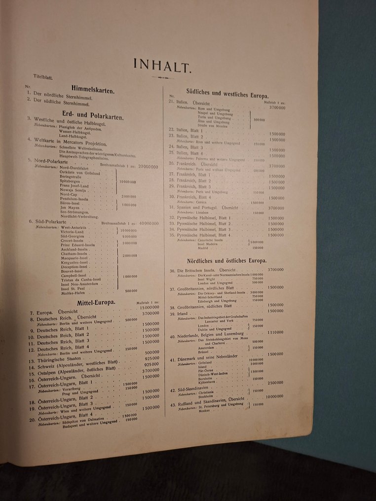 Γερμανία - κόσμος; Gotha: Justus Perthes - Stielers Handatlas - 1901-1920 #2.1