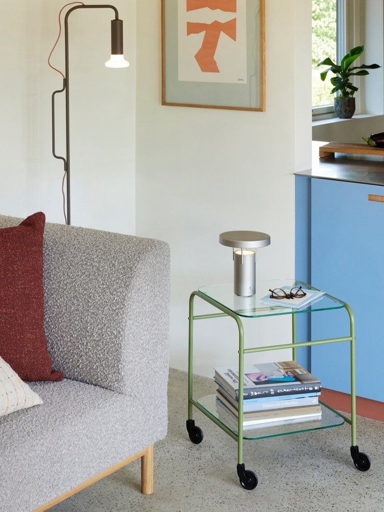 Hübsch - Lotte Knudsen - Carrello - Zephyr Trolley Green - Ferro - No Reserve #3.2