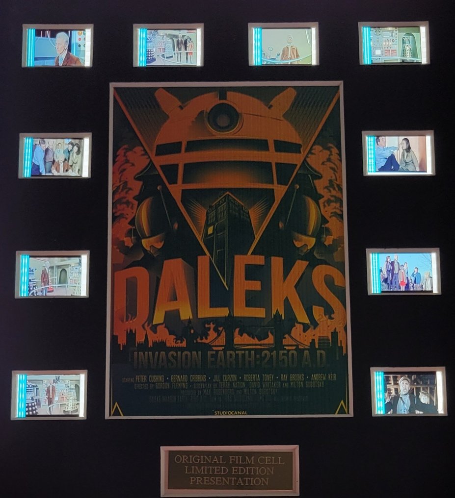 Daleks Invasion Earth 2150 AD - Framed Film Cell Display with COA #1.0