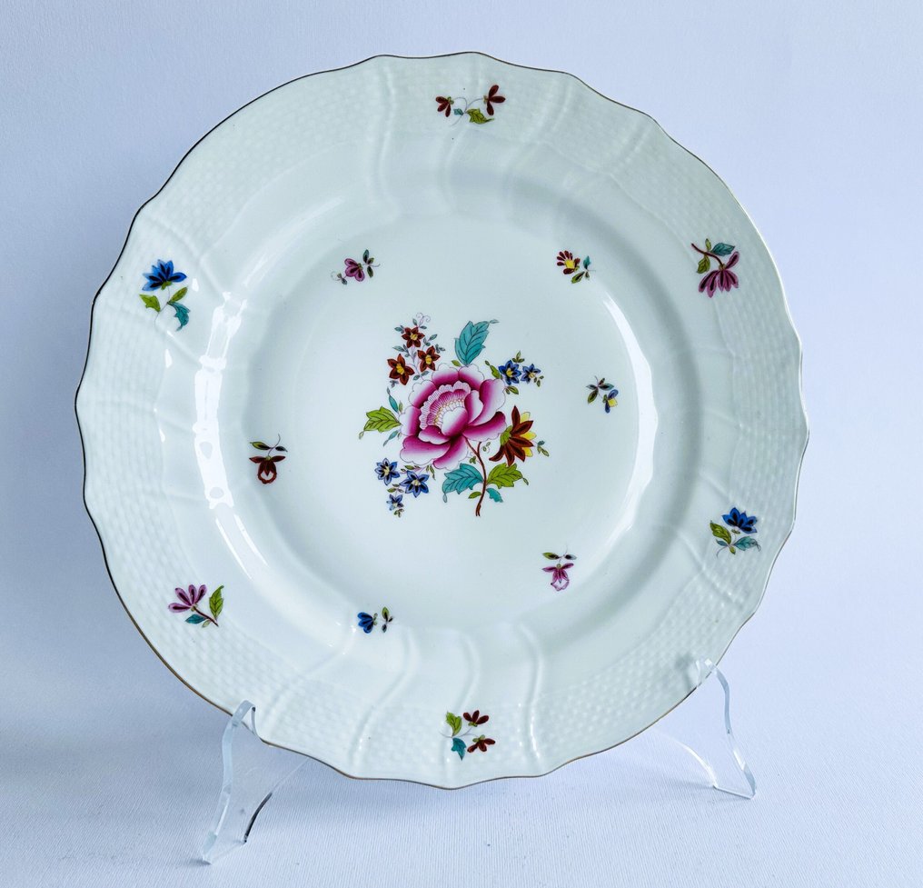 Herend - 大盘 - Nanking Bouquet (Polychrome) – ca. 1950s - 瓷 #1.0