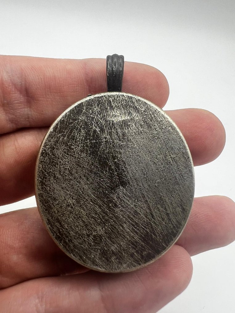 Relicvariu - Argint, Cartiglio dorato - XX secolo - S. Filippo Neri #3.2