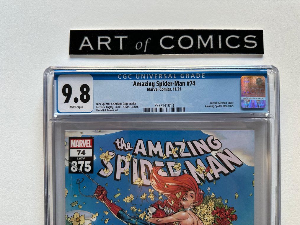 The Amazing Spider-Man (Vol. 5) #74 - CGC 9.8 - 1 Graded comic - Første udgave - 2021 #1.0