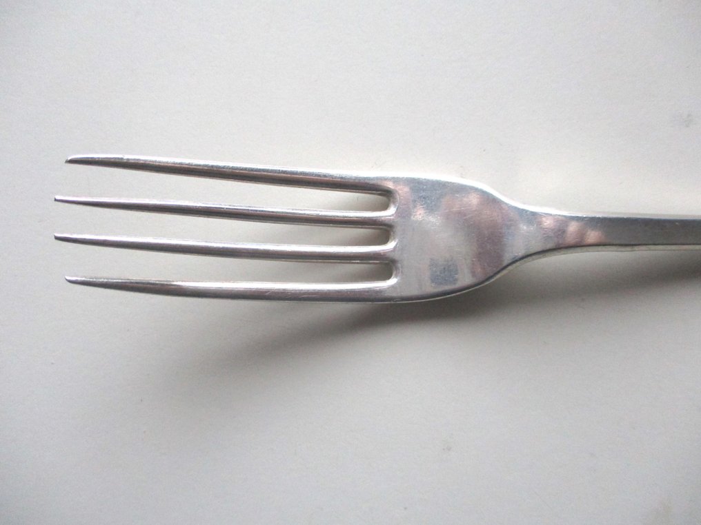 18e-eeuwse tafelvork in 1783 gemaakt door - Frederik Rudolph Precht, Amsterdam (1744-1787) - Fork - 18th-century, Amsterdam's praise - .934 silver #3.2