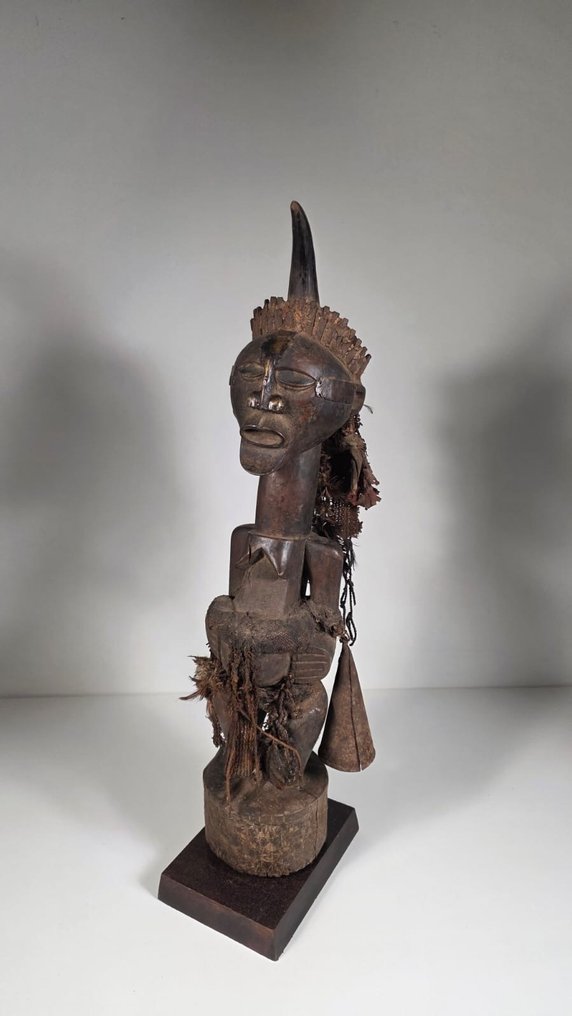 Fétiche en bois, corne - Congo RDC #2.1