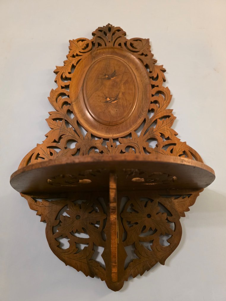 Wall shelf unit - Walnut - Ancient Sorrento shelf #1.0