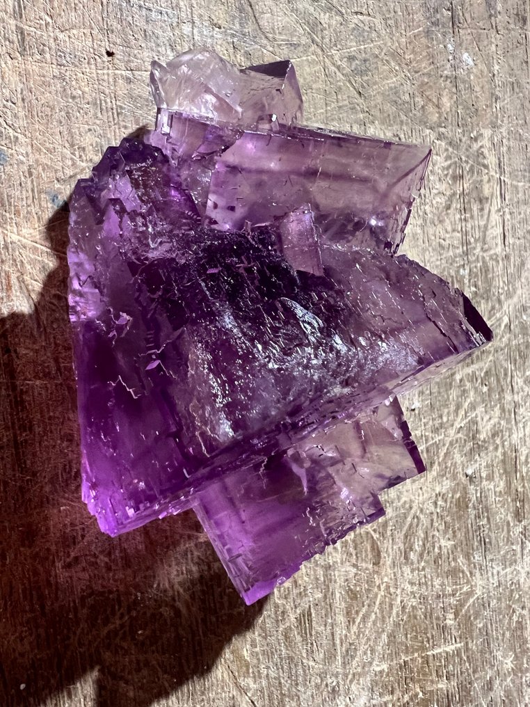 螢石 水晶 - 高度: 10 cm - 闊度: 8 cm- 245 g - (1) #1.0