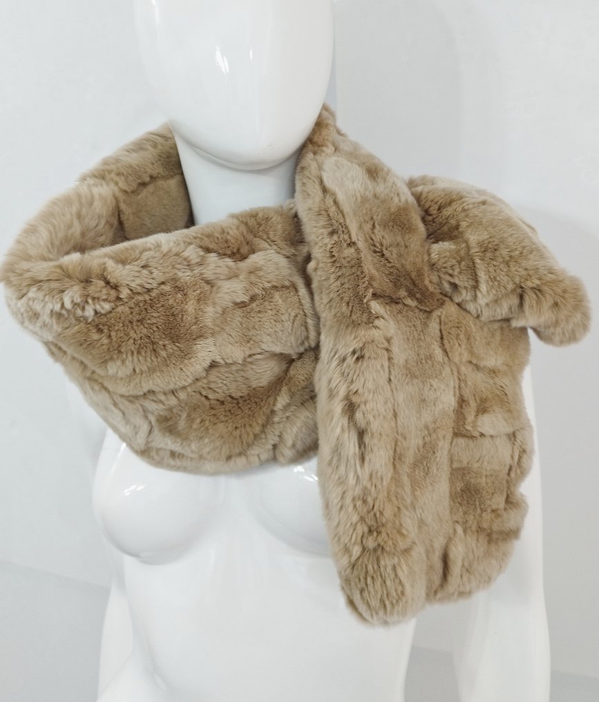 Artisan Furrier - Rex Cincillà Double face - Écharpe #3.2