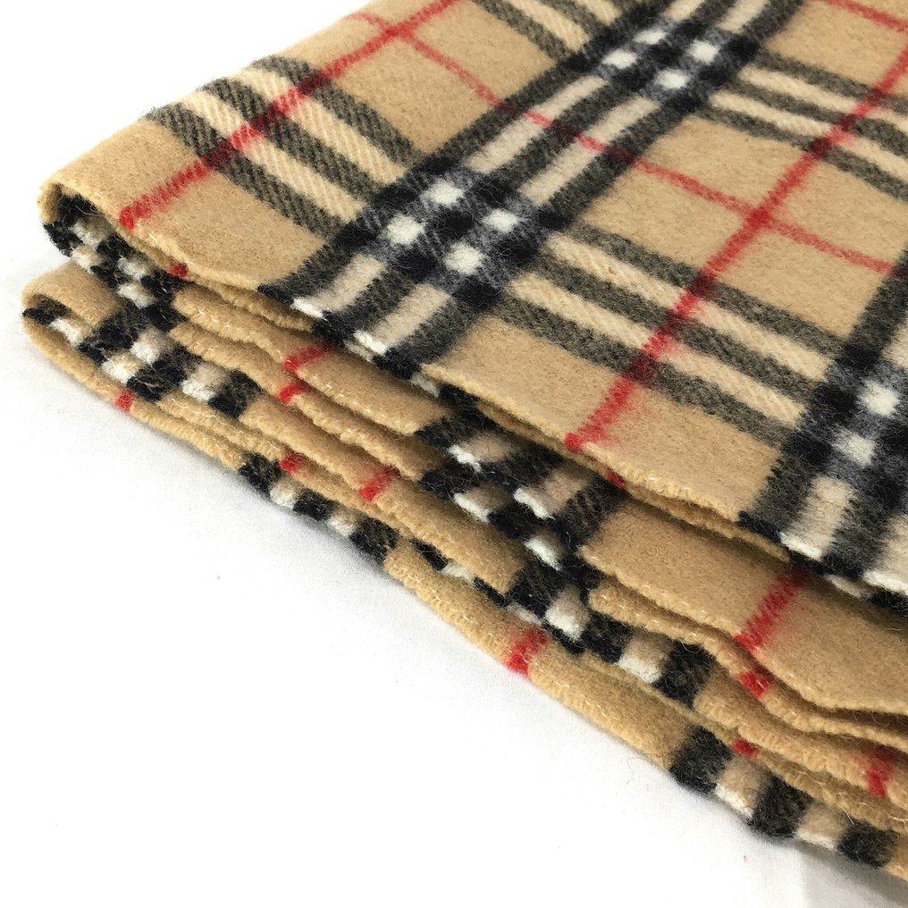 Burberrys - Nova Check - Shawl - Blanket - 120 cm - 65 cm - WOOL 100% #4.3