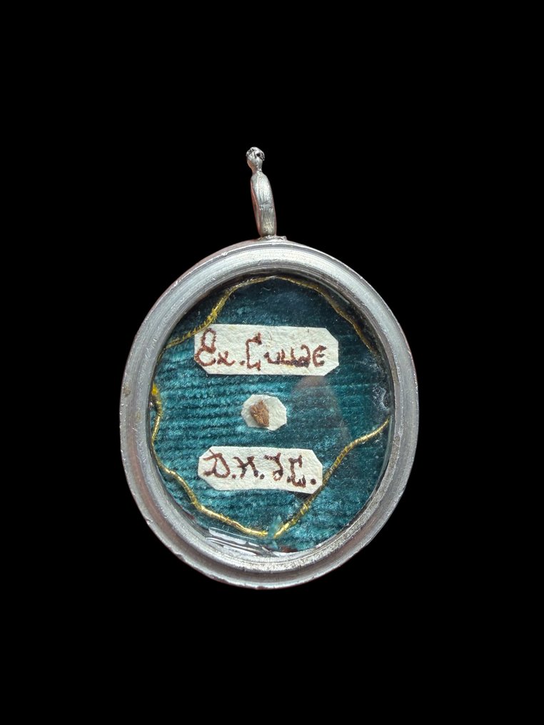  圣骨箱 - 镀银金属, 玻璃, 纺织品 - 1800-1850 - 我们主耶稣基督的摇篮  #4.3