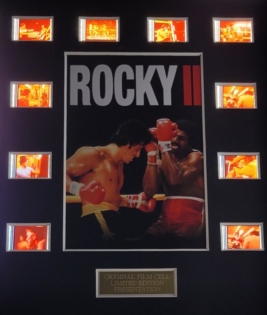 Rocky II - Framed Film Cell Display with COA #3.2