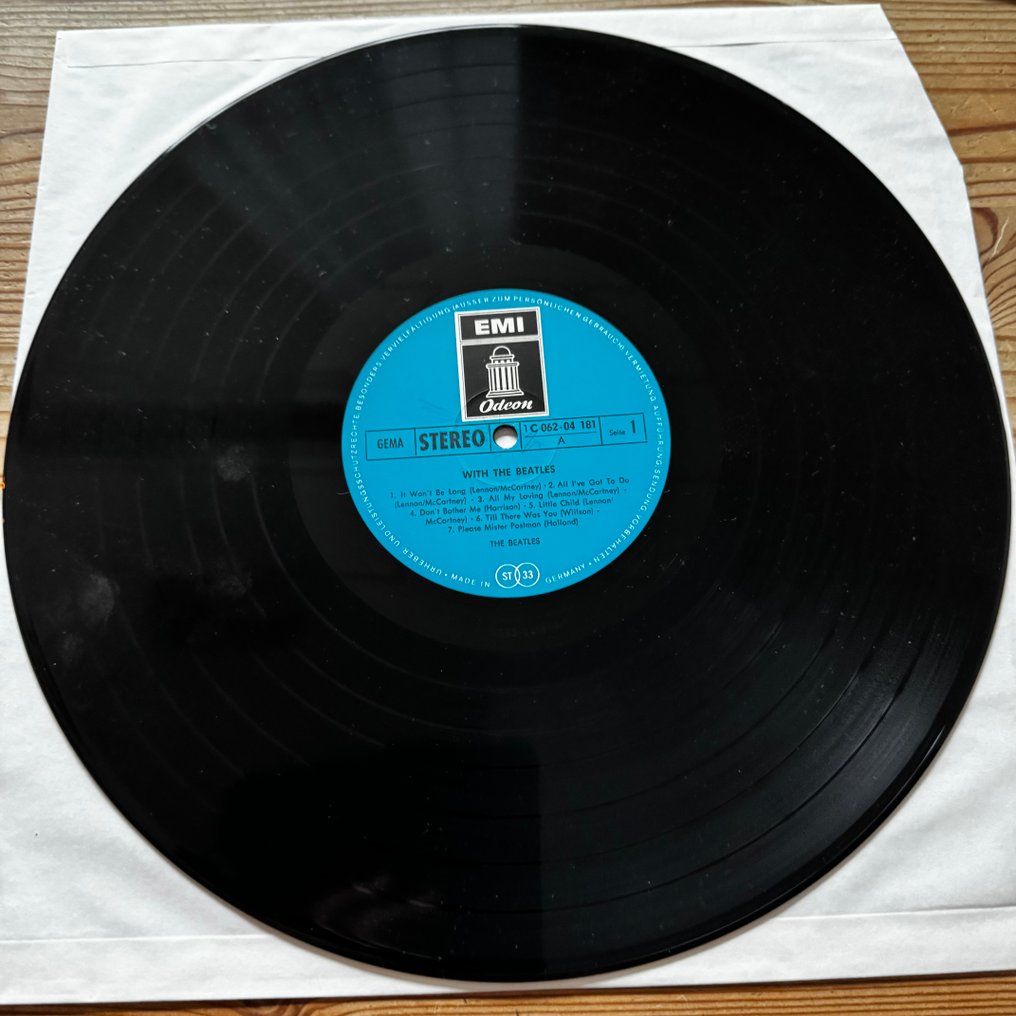Beatles - With The Beatles [stereo pressing] - Vinyylilevy - Mono - 1969 #2.1