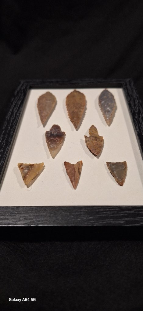 Neolithic Jasper Neolithic bifacial spear point collection from North Africa, archaeological collection. - 169 mm  (No reserve price) #4.3