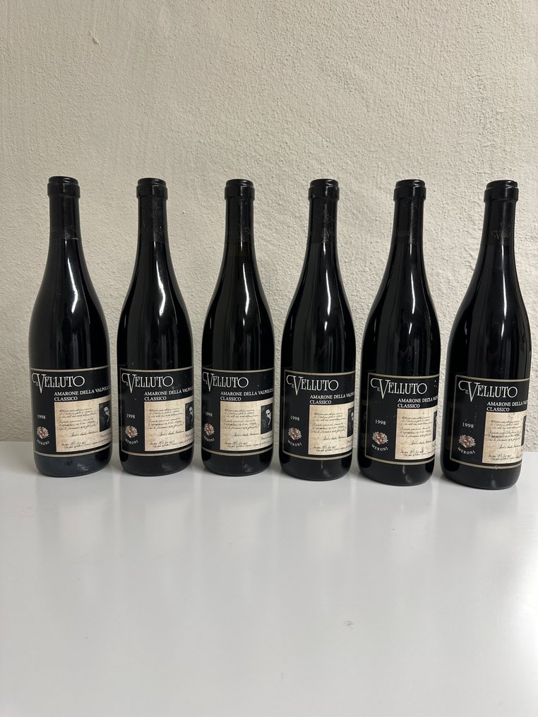 1998 Meroni, Il Velluto - Amarone della Valpolicella Classico - 6 Bottles (0.75L) #1.0