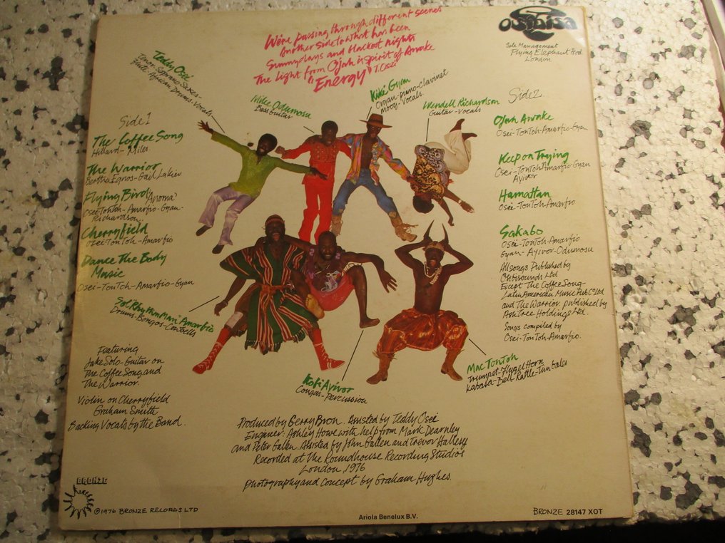 Osibisa & Related - LP Collection of Six - Multiple titles - LP Albums (multiple items) - Rare Test Pressing - 1973 #2.1