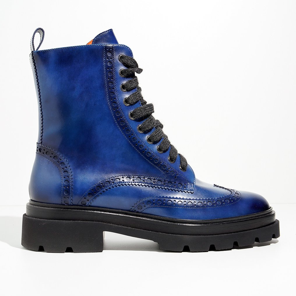 Santoni - Chaussures à lacets - Taille : EU 40 - Neuf dans sa boîte #1.0