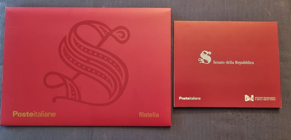 意大利 2016/2023 - 2023年意大利共和国参议院发行文件夹完整套装,包括定制信封和Erinnofilo #1.0
