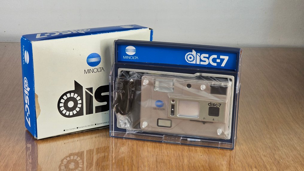 Minolta DISK-7 – Mint Unused Camera in Original Box – Collector’s Item Analóg fényképezőgép #1.0