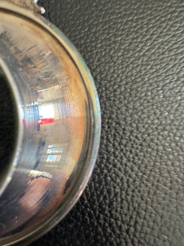 Fel de mâncare - .800 argint - Diam. 10 cm #4.3