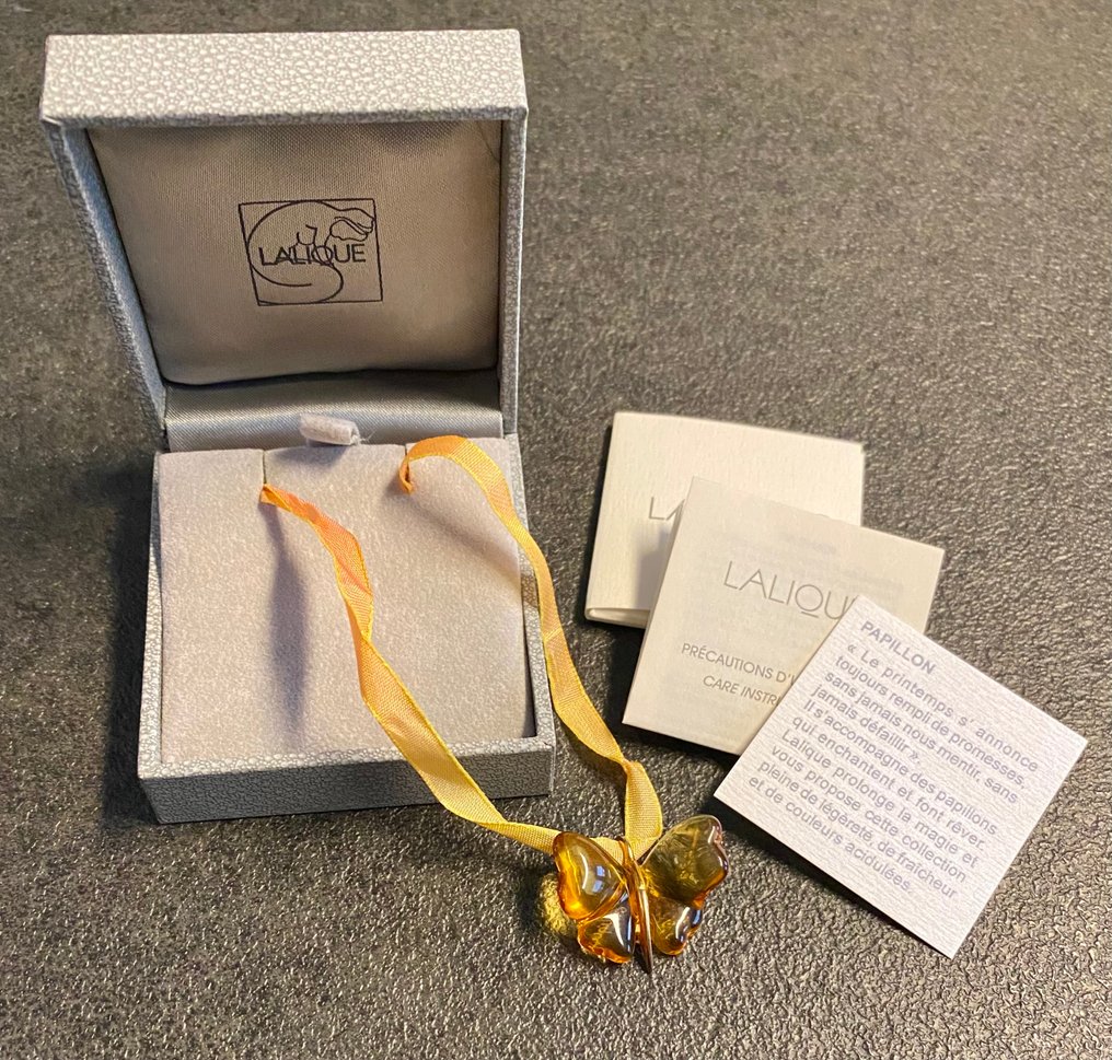 René Lalique - Kristallglas - Anhänger - Butterfly #2.1