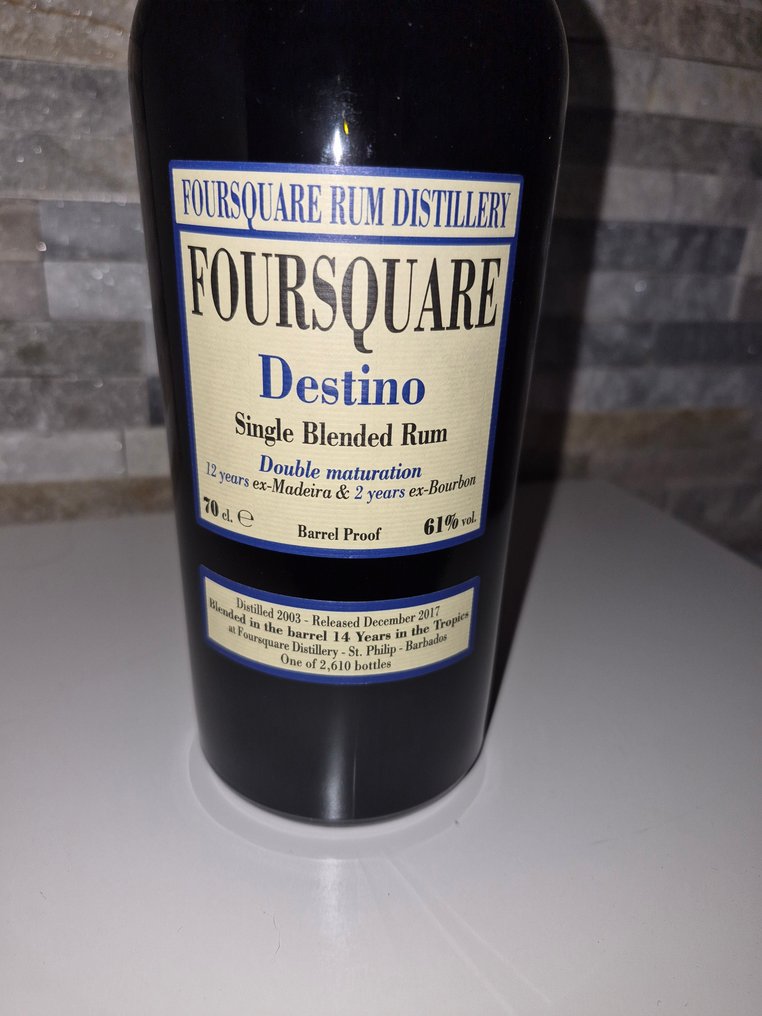 Foursquare Velier - Vintage 2006, Destino, Triptych + Sassafras  - 70 cl - 4 botellas #3.2