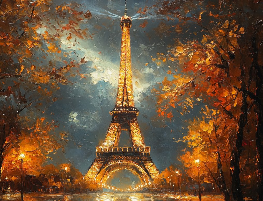 Irina Collins - Golden Paris XL · NO Reserve #1.0