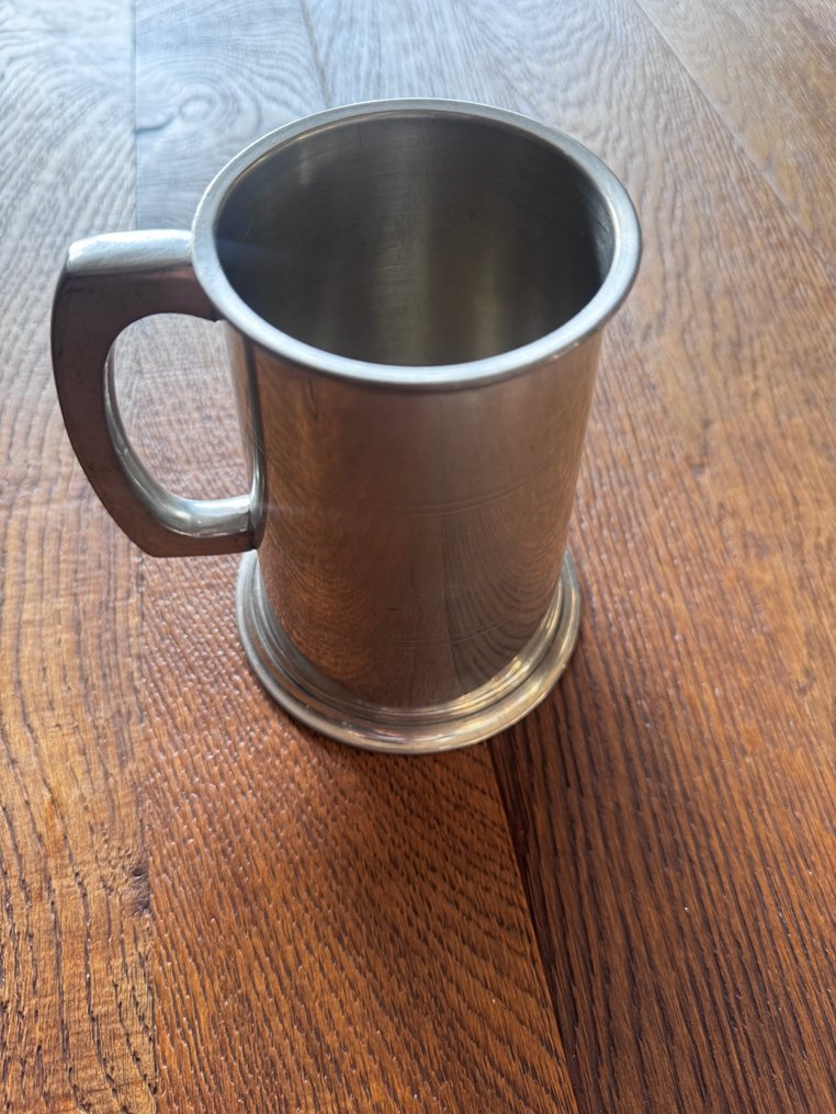 1945 Masonic Drinking Tankard - Tankard - Pewter, Silverplated #3.2