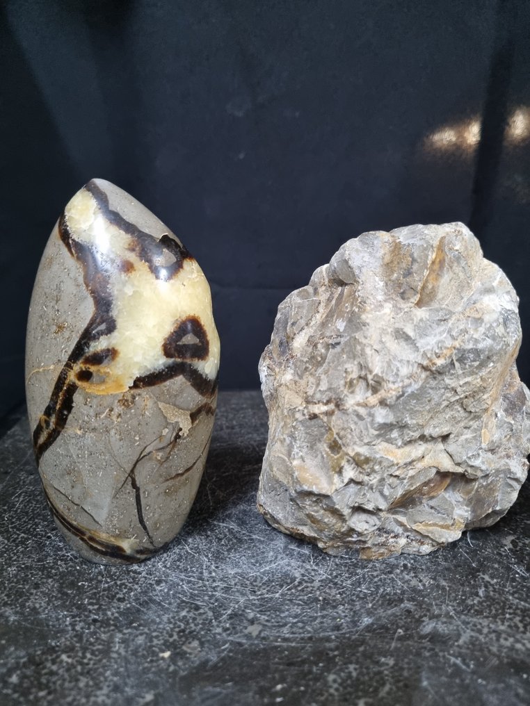 XXL Septaria, Septaria sculptures 13 - 12 cm- 2123 g #2.1