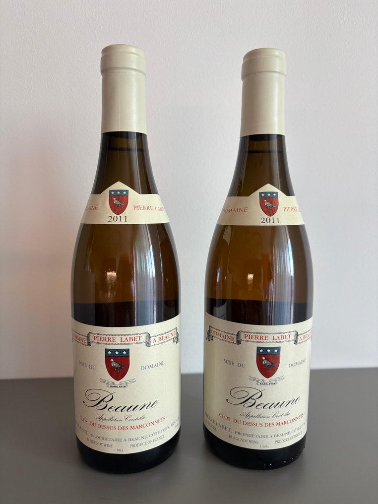 2011 Domaine Pierre Labet "Clos du Dessus des Marconnets" - Beaune - 2 Flasker (0,75 L) #1.0