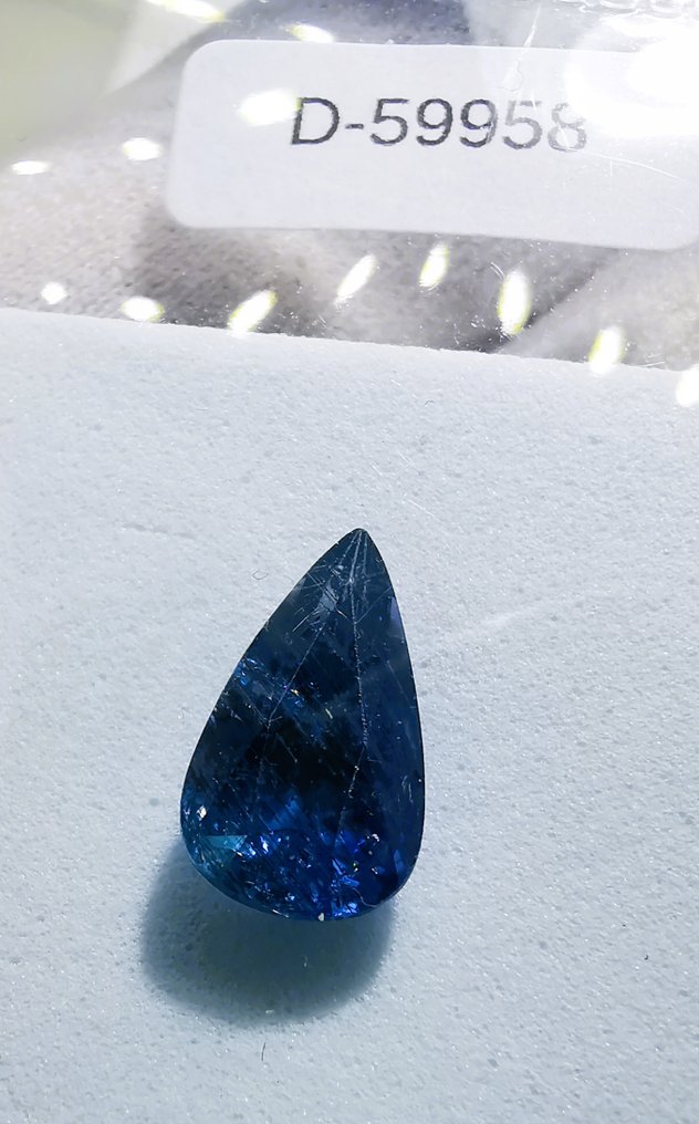 没有保留价 - 1 pcs  蓝色 蓝宝石  - 4.40 ct - 西班牙宝石学院（IGE） - 斯里兰卡 / 无热 #1.0