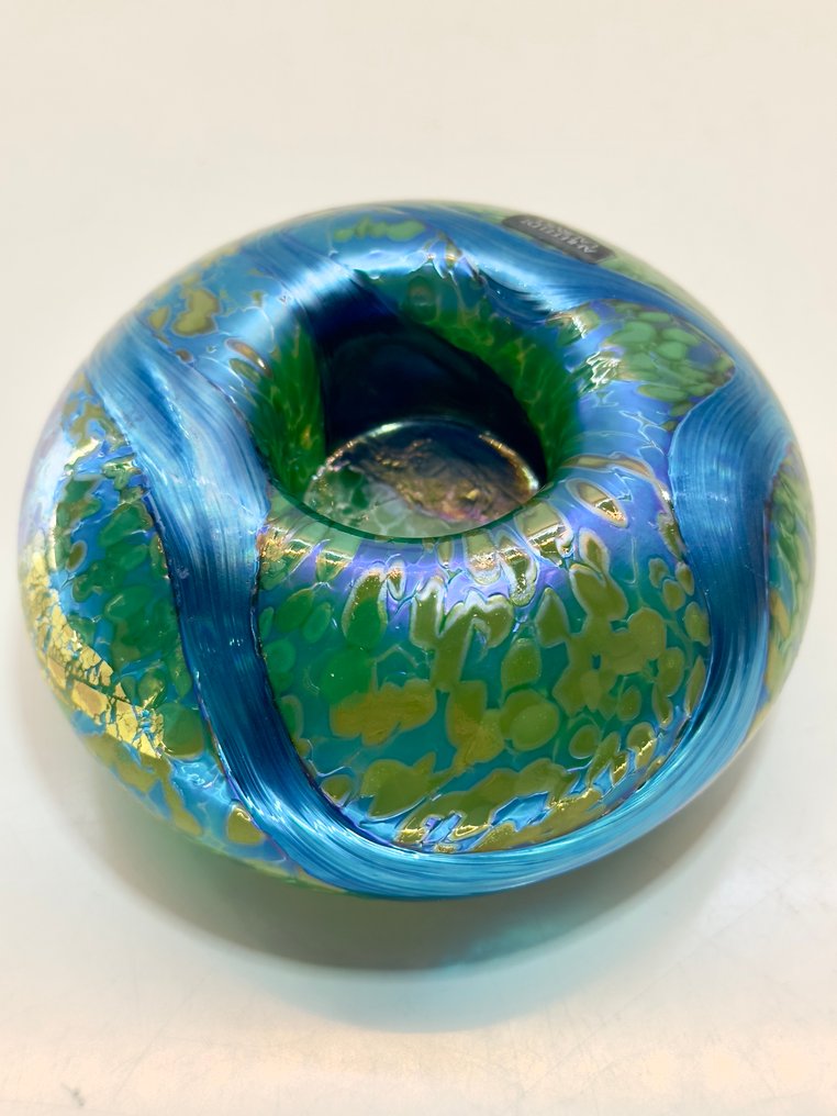 Studioglas Ahlefeldt-Laurvig - Michael Ahlefeldt-Laurvig. - 茶蜡托盘 - 月亮手吹制玻璃 #2.1