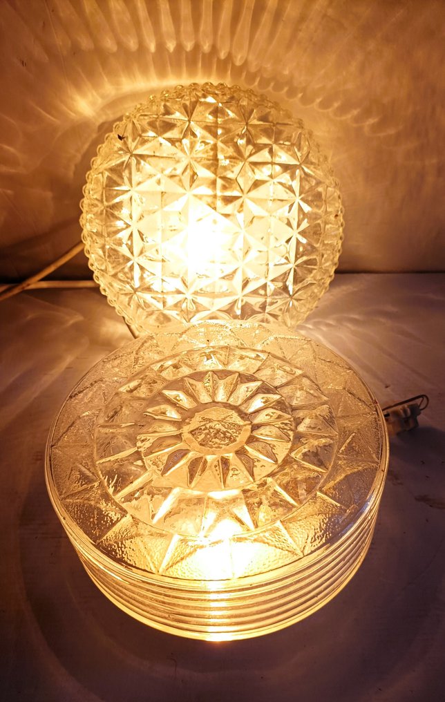 吸顶灯 - 水晶与钢铁 - 两个复古吊顶 #4.3