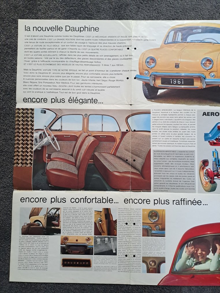 Brochure - Renault - Dauphine 4 8 10 16 en andere brochures - 1961 #1.0