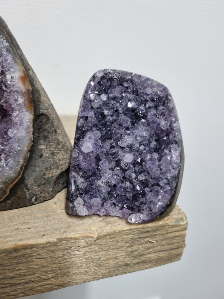 HQ ametiszt polírozott éllel, 10,5 - 6,5 cm- 1094 g - (3) #4.3