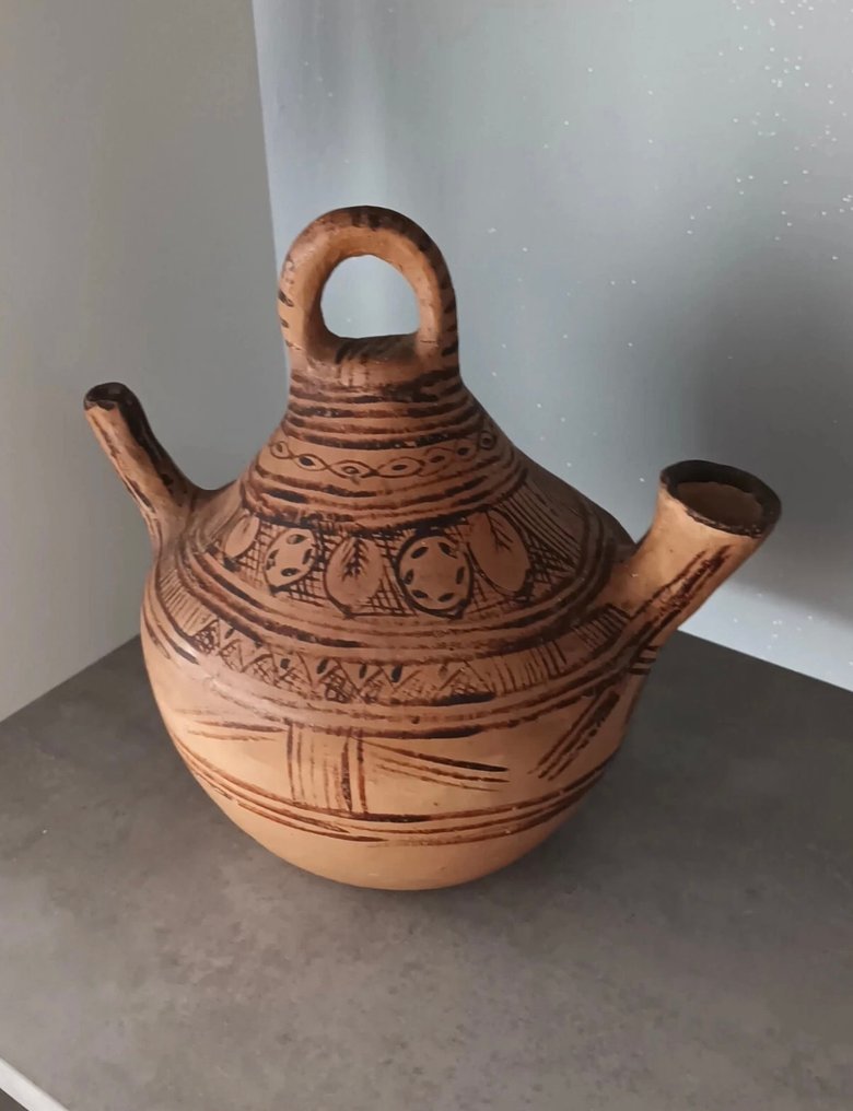 Γκαργκουλέττα των Βερβέρων - Καμπύλη - Κεραμικό - Αλγερία - Early 20th century #1.0