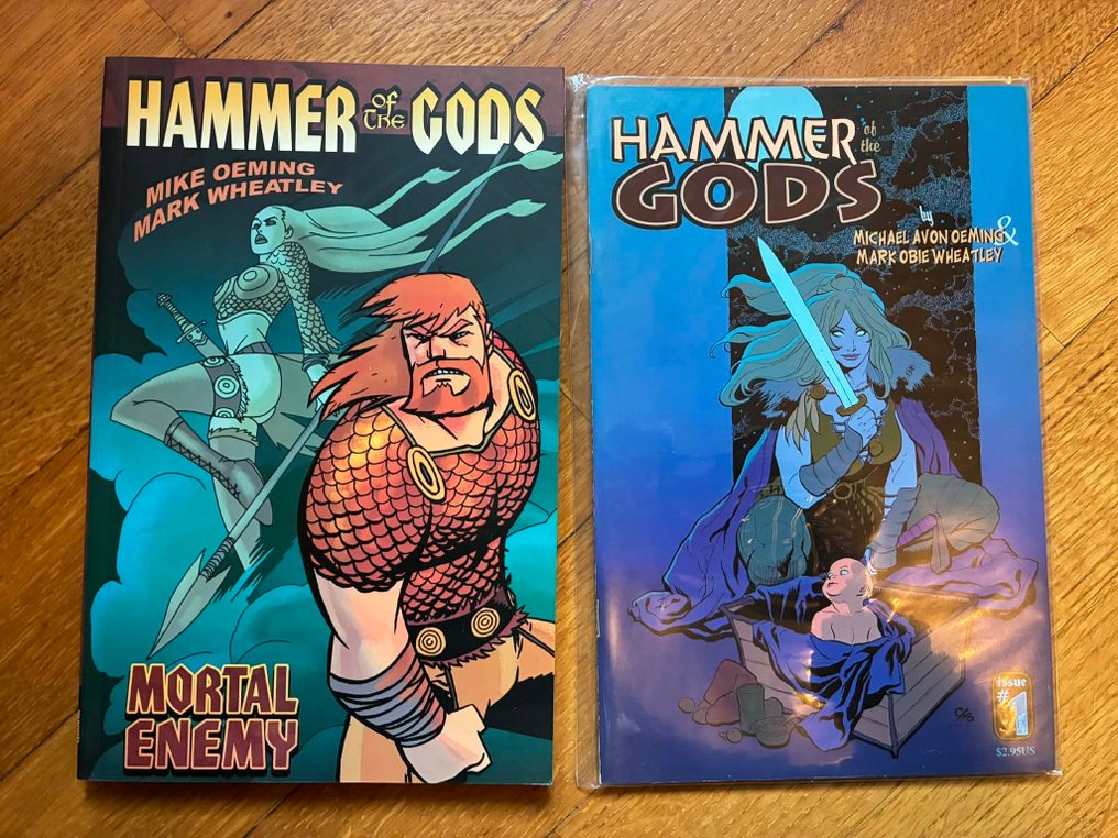 Hammer of the Gods - Lotto Michael Avon Oeming - 17 Comic - First edition - 1997/2009 #2.1