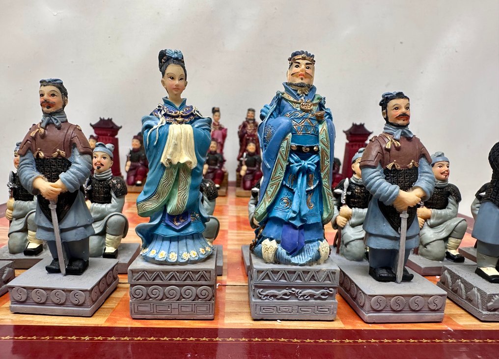 Chess set - Guerreros de terracota - Resin #1.0