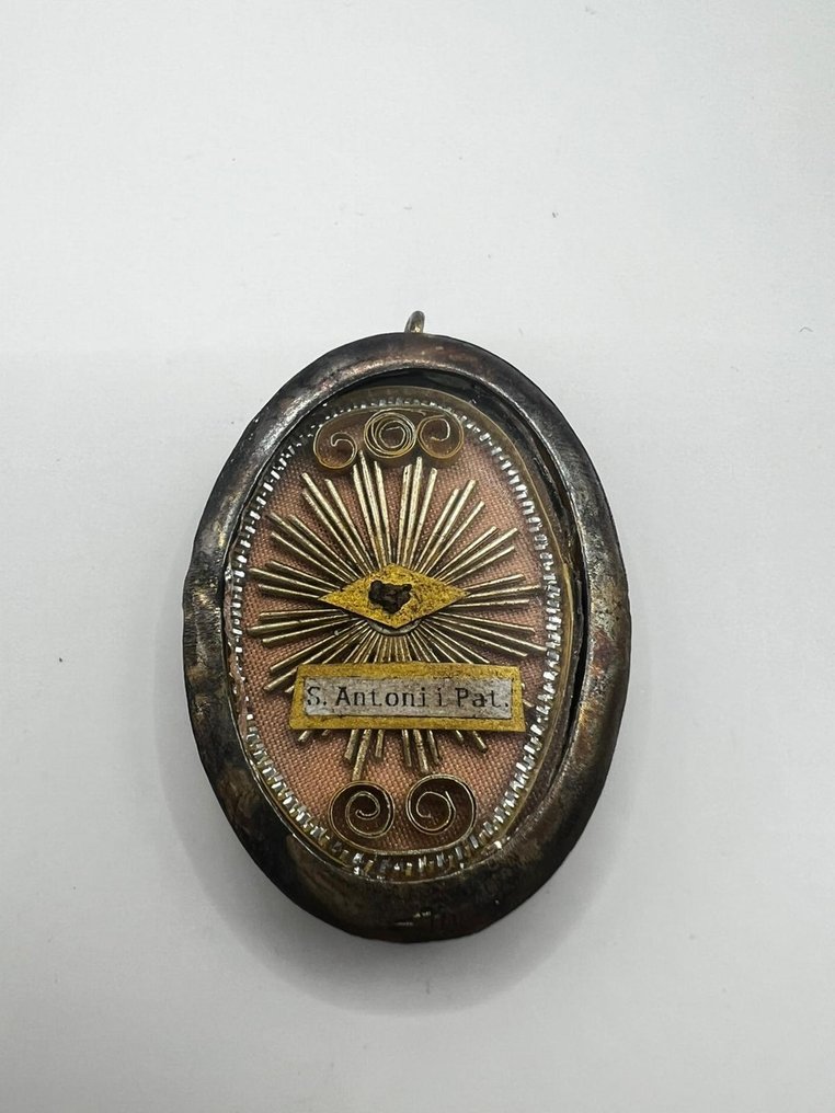  圣骨箱 - 黄铜色, 金色的卡蒂略, 玻璃 - XX 世纪 - 圣安东尼奥·达帕多瓦  #1.0