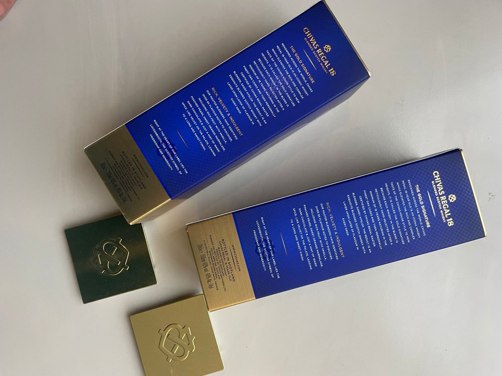 Chivas Regal 18 years old The Gold Signature  - 70cl - 2 bottles #3.2