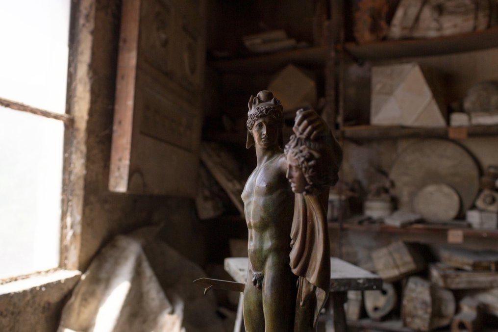 Skulptur, Perseo e Medusa - 63 cm - Bronze #1.0