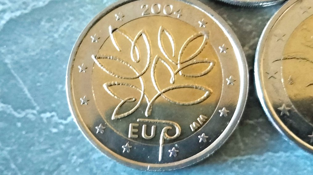 Finnország. 2 Euro 2004/2019 (incl. 2 euro "Enlargement of the EU") (5 pièces) (Nincs minimálár) #4.3