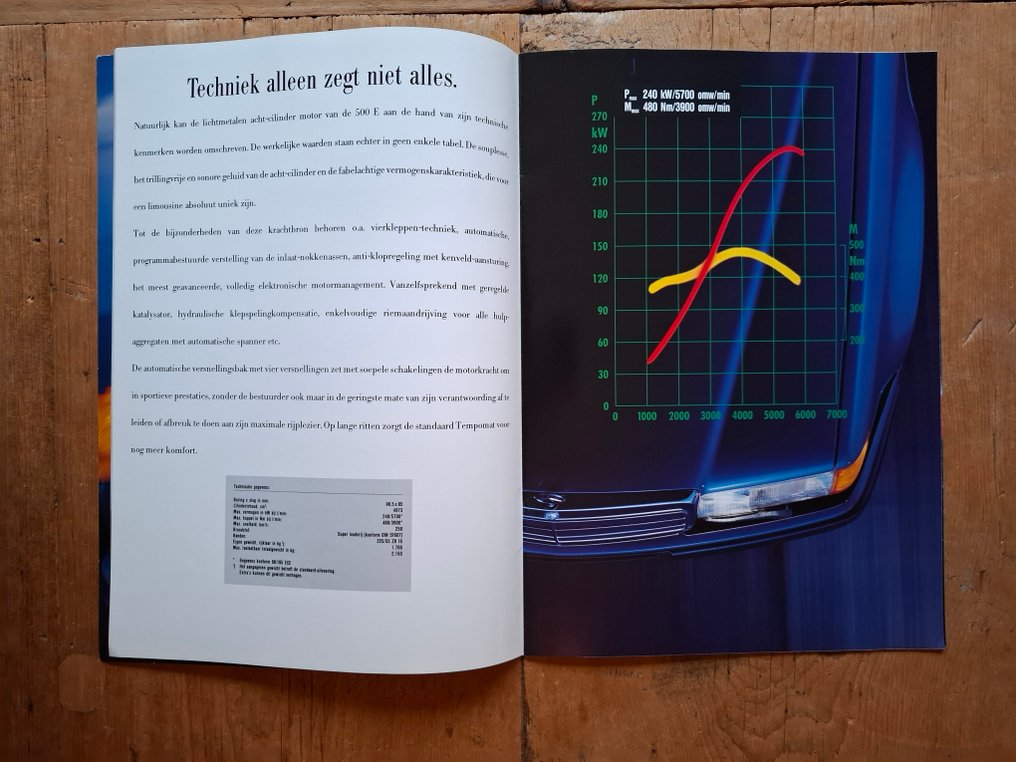 Brochure - Mercedes-Benz - 500 E - 1990 #3.2