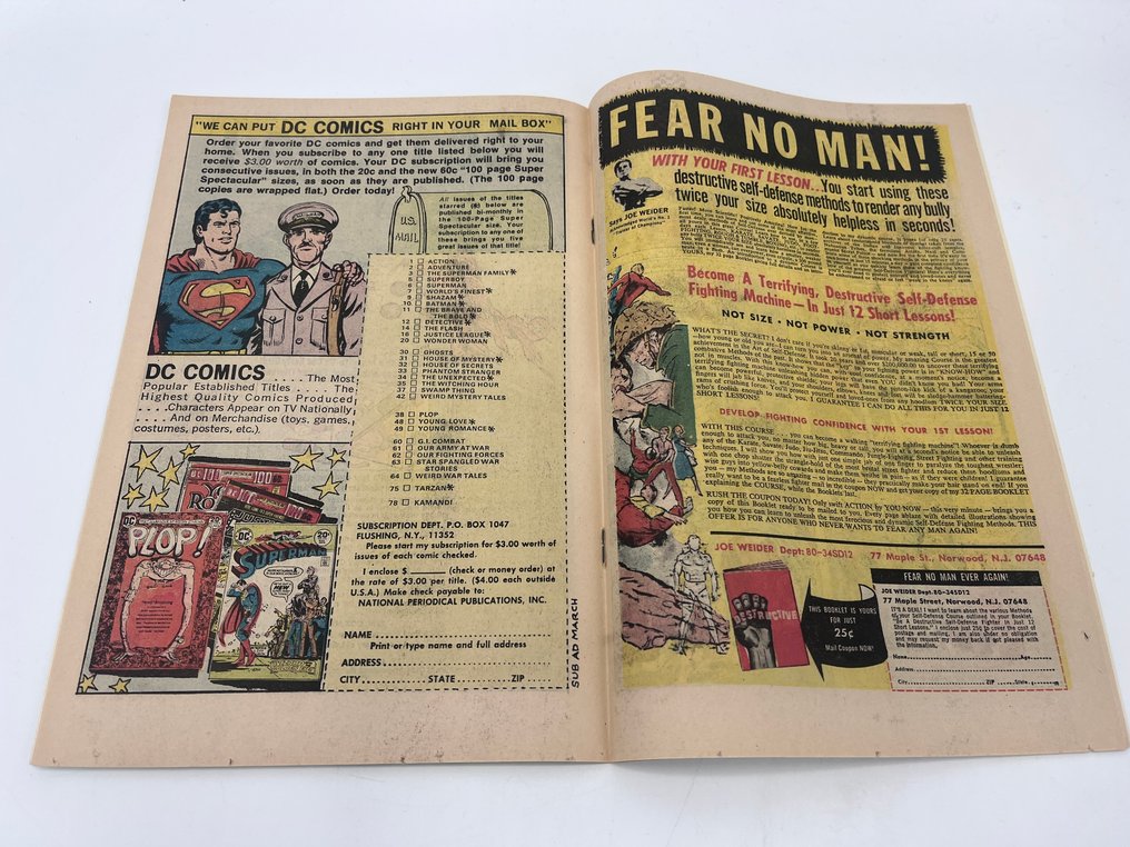 Swamp Thing #9 - Signed by Bernie Wrightson - 1 Signed comic - Πρώτη έκδοση - 1974 #2.1